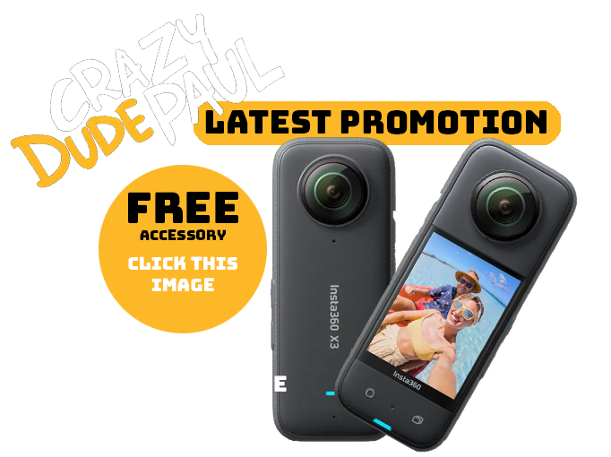 Insta360 x3 - Get a Free Accessory on this link